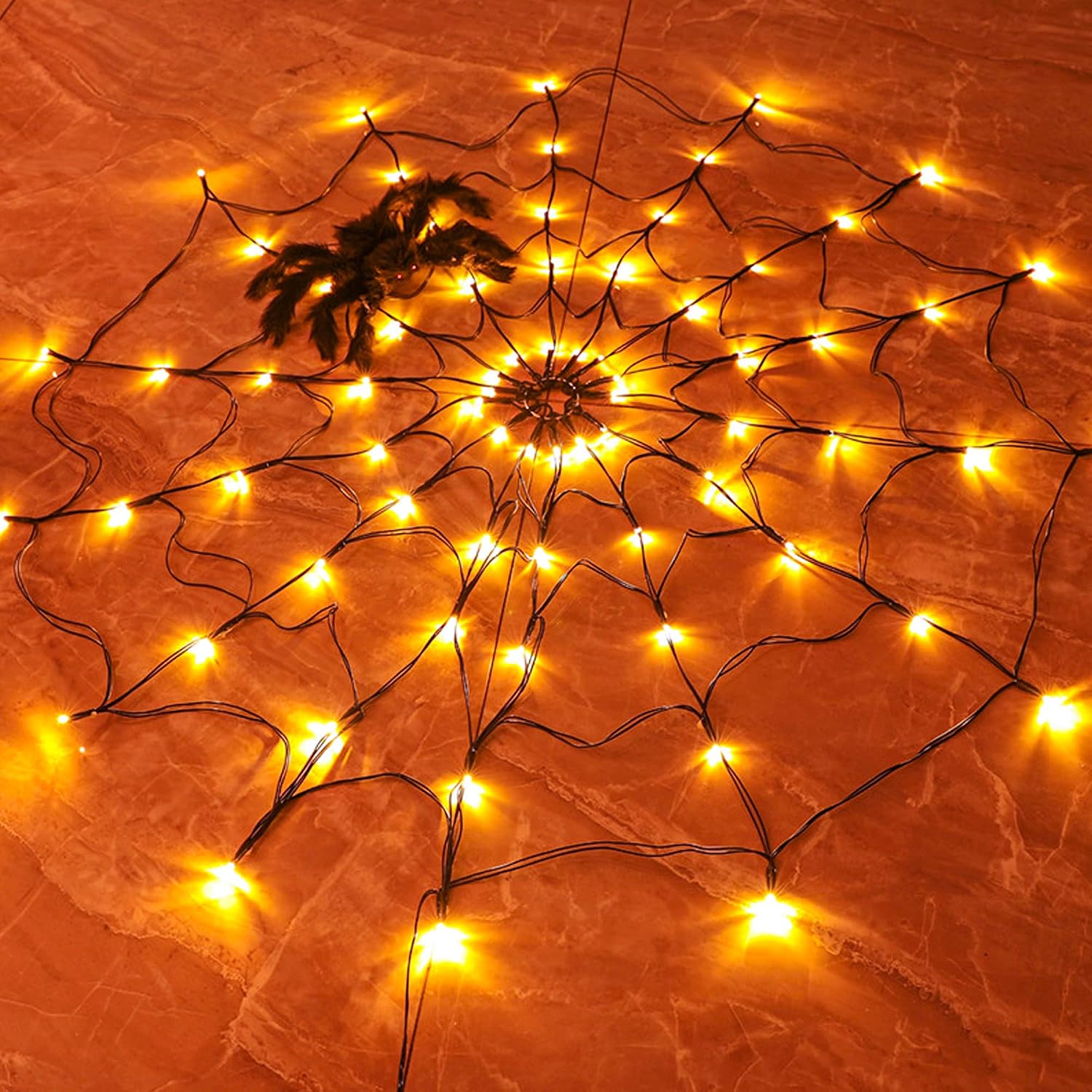 1-4 قطع من أضواء السلسلة LED ع - مراجعة Pumpkin Lantern Halloween وسعره