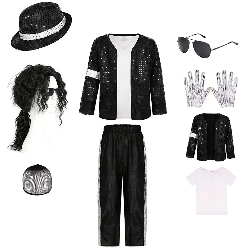 ملابس مايكل جاكسون للأطفال، أز - مراجعة Halloween Costume Kids وسعره