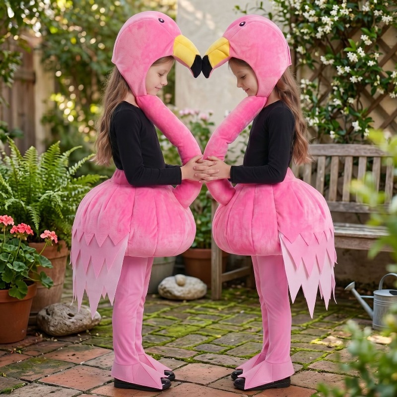 زي تنكري على شكل طائر الفلامنج - مراجعة Halloween Costume Kids وسعره