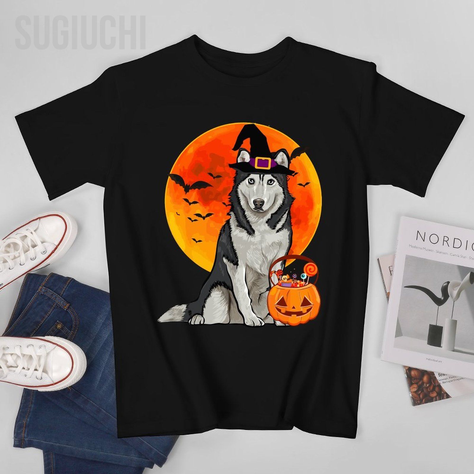 تي شيرت للجنسين للرجال والنساء - مراجعة Pumpkin Lantern Halloween وسعره