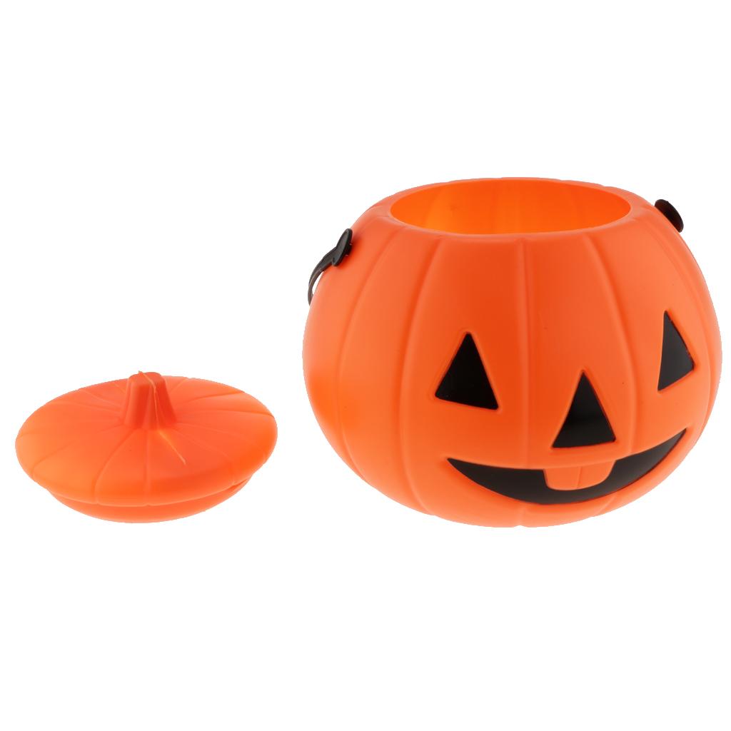 دلو حلوى الهالوين على شكل يقطي - مراجعة Pumpkin Lantern Halloween وسعره
