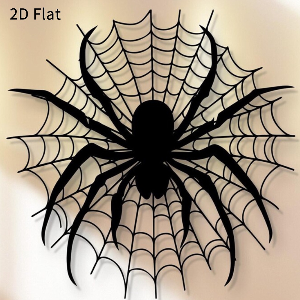 هيلويونغ: لوحة فنية جدارية على - مراجعة Spider Web Halloween Decoration وسعره