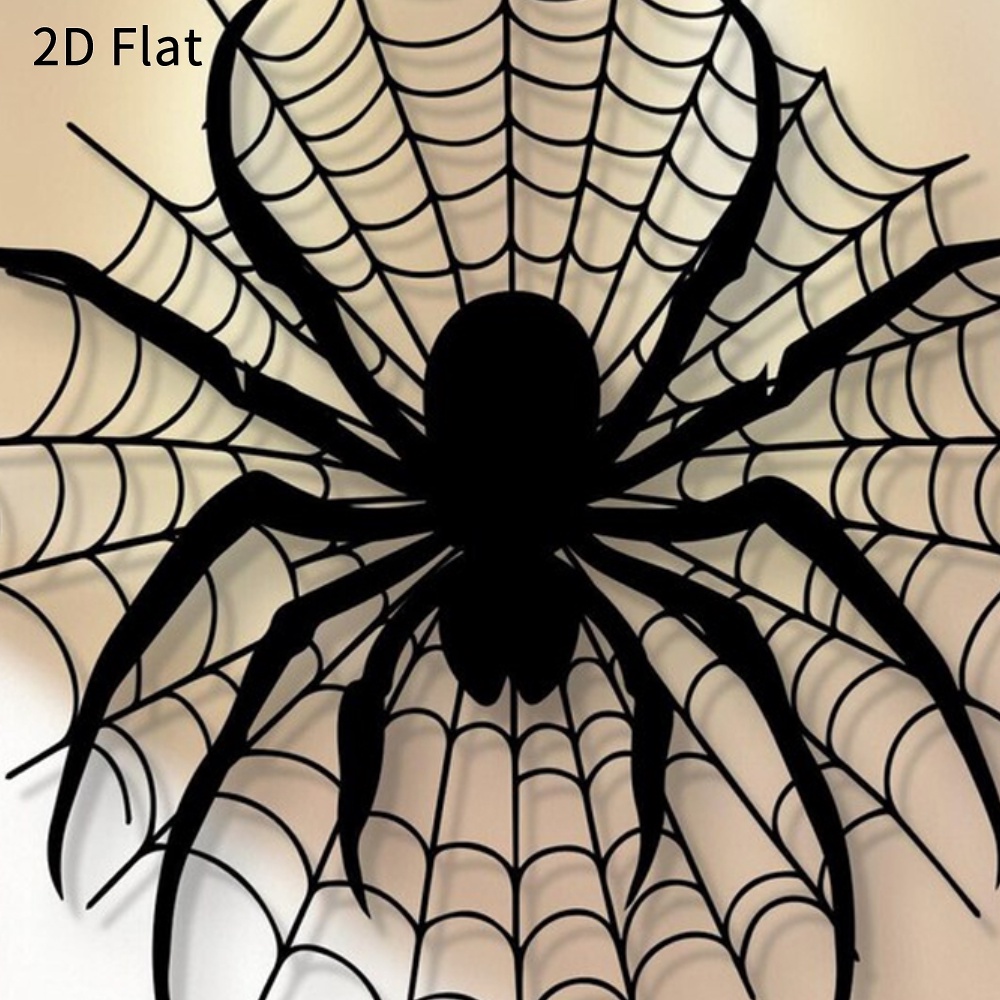 هيلويونغ: لوحة فنية جدارية على - مراجعة Spider Web Halloween Decoration وسعره