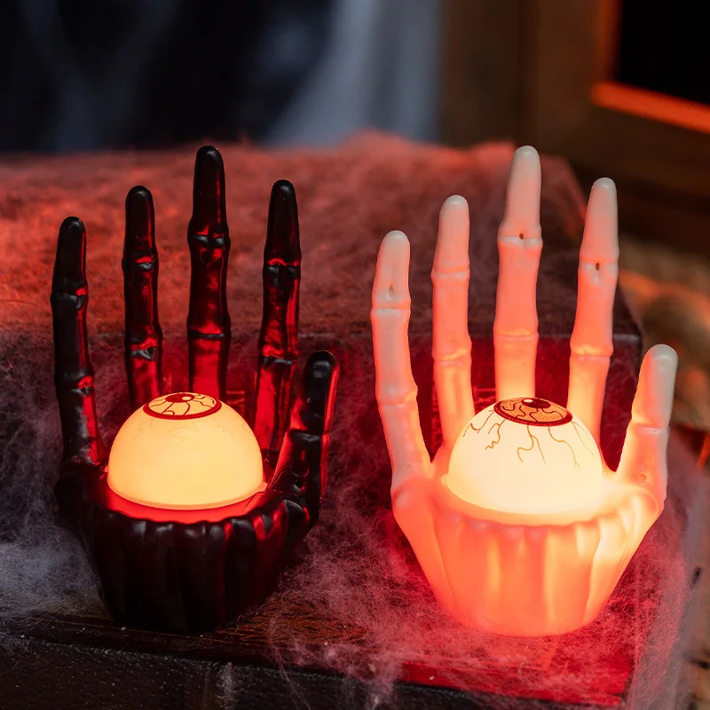 مصباح ليلي على شكل يد شبح LED  - مراجعة Halloween Pumpkin Decor Led وسعره