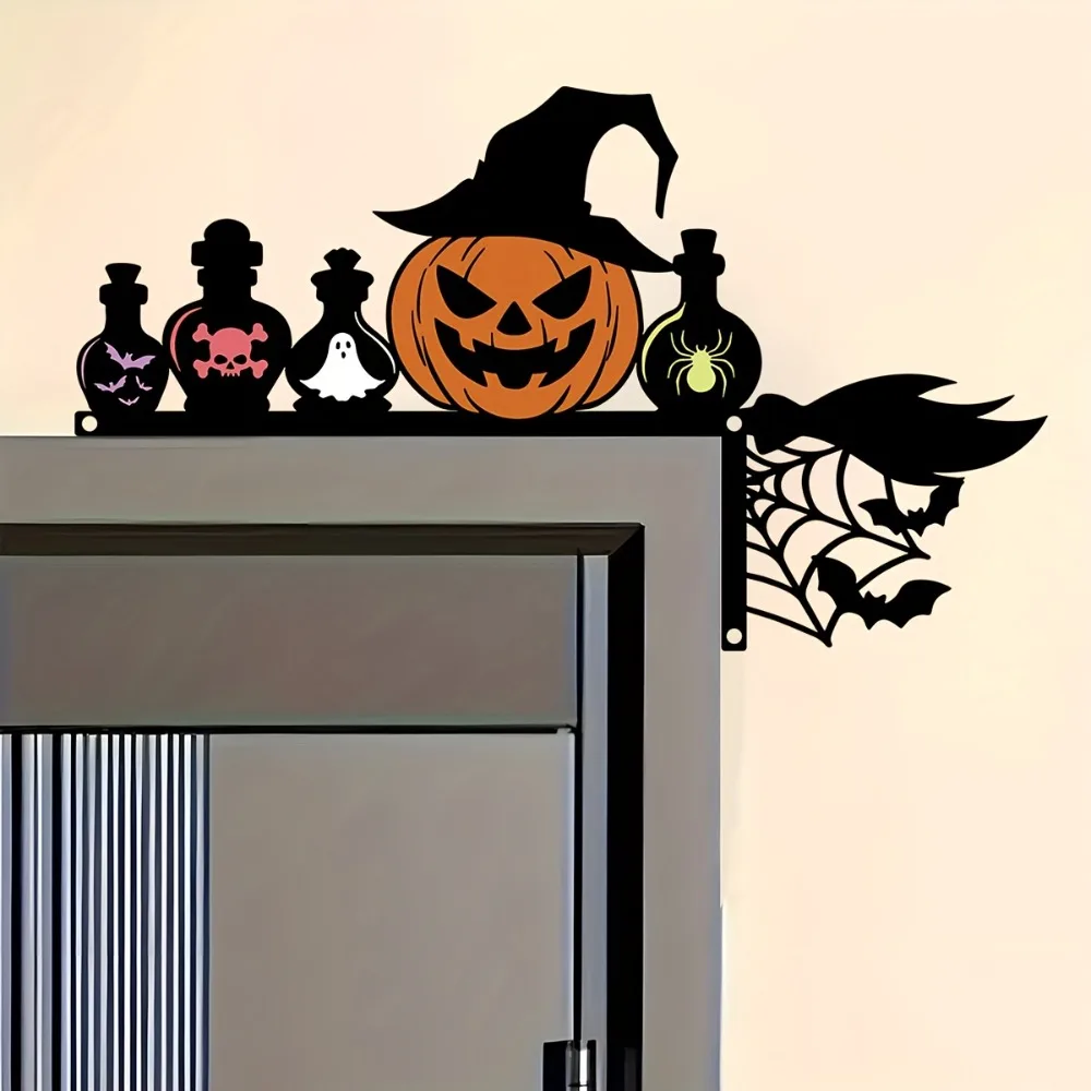 CIFBUY زينة معدنية لزوايا الأب - مراجعة Spider Web Halloween Decoration وسعره