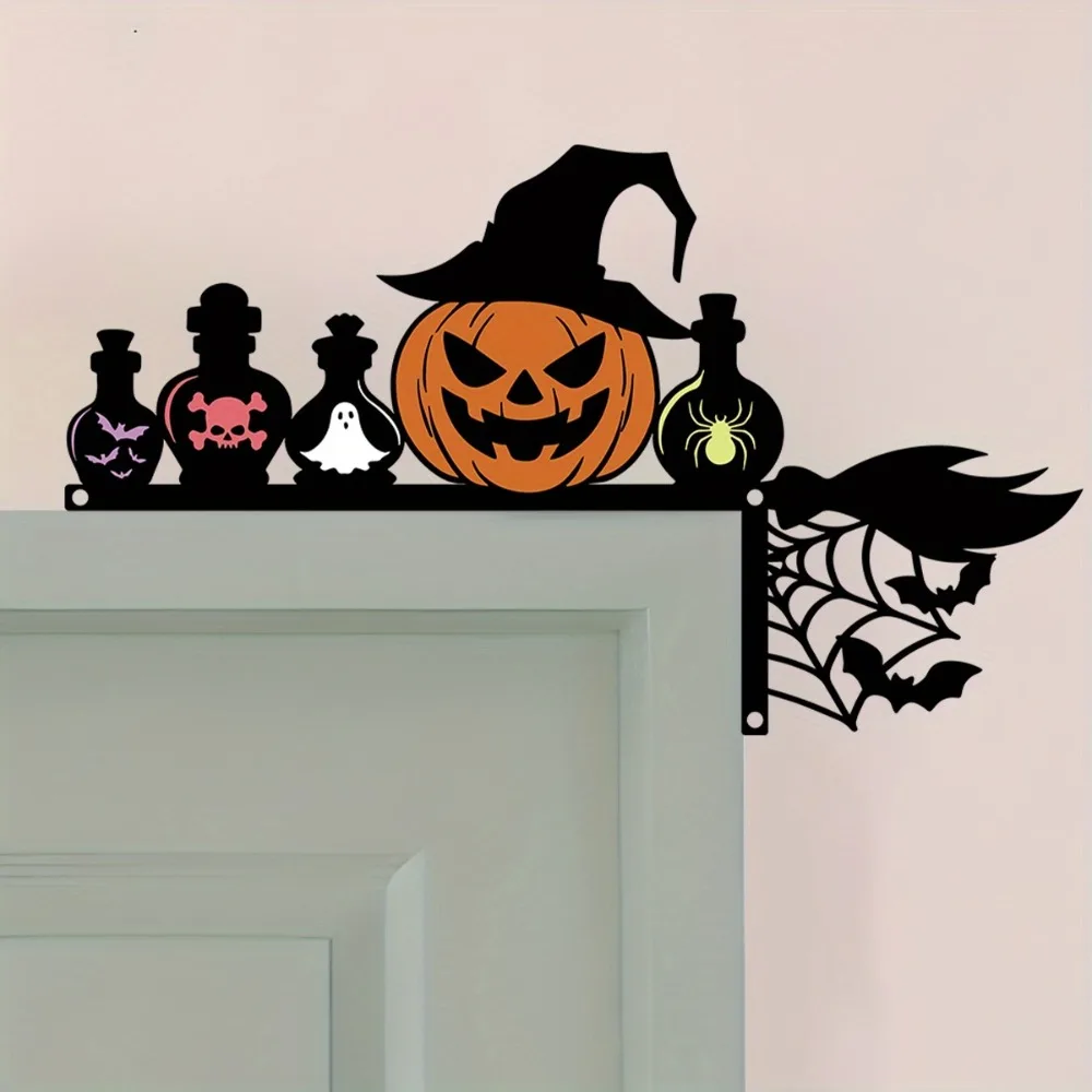 CIFBUY زينة معدنية لزوايا الأب - مراجعة Spider Web Halloween Decoration وسعره