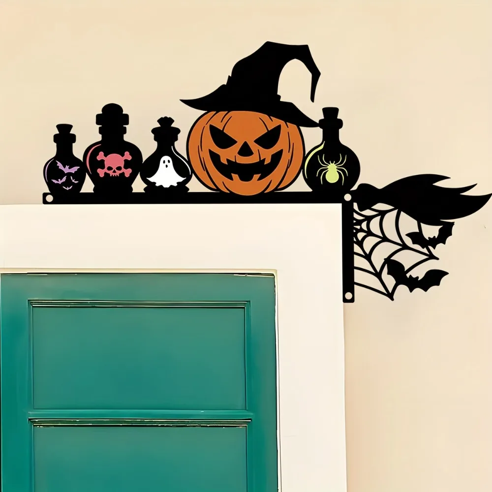 CIFBUY زينة معدنية لزوايا الأب - مراجعة Spider Web Halloween Decoration وسعره