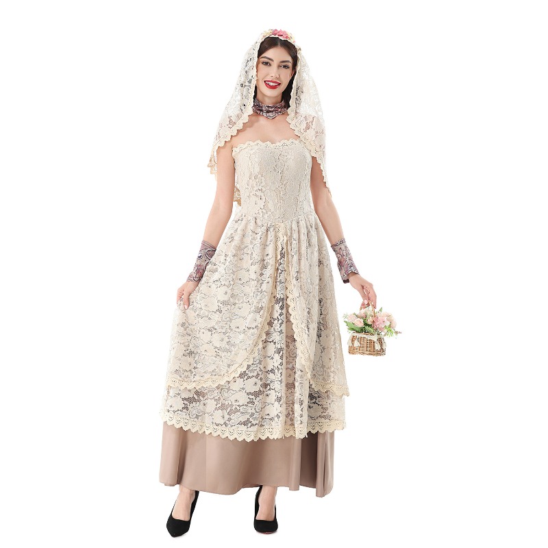 فستان ماكسي نسائي كلاسيكي من ا - مراجعة Halloween Costume Adult وسعره