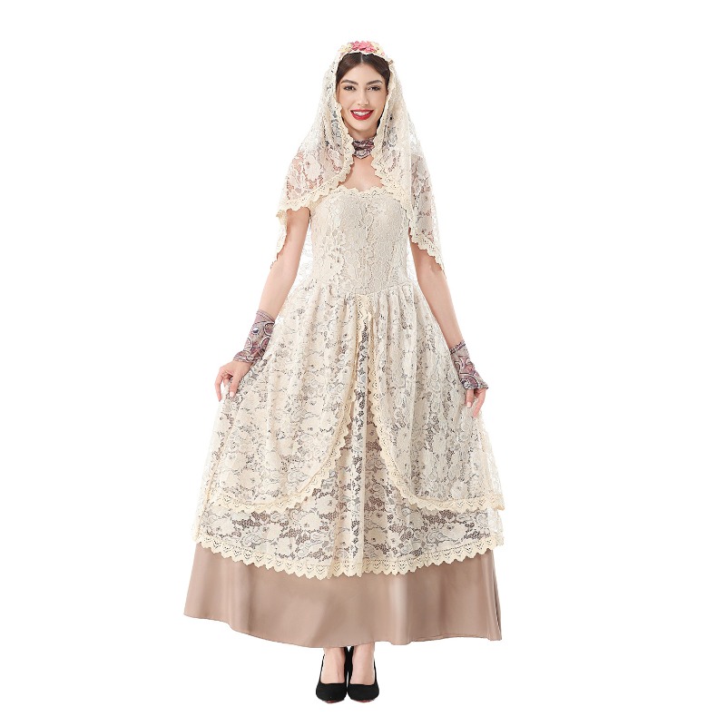 فستان ماكسي نسائي كلاسيكي من ا - مراجعة Halloween Costume Adult وسعره