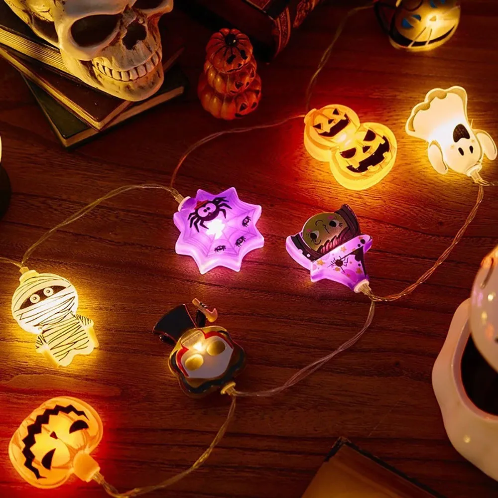 زينة الهالوين، أضواء LED على ش - مراجعة Halloween Pumpkin Decor Led وسعره