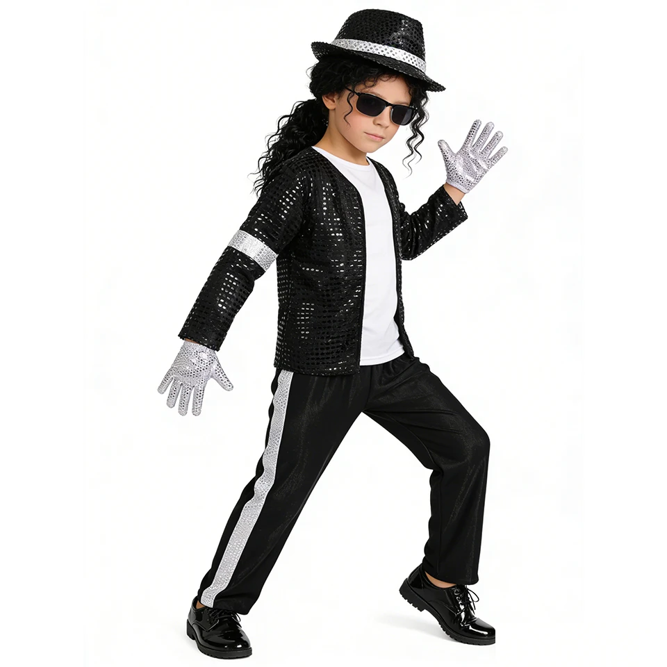 ملابس مايكل جاكسون للأطفال، أز - مراجعة Halloween Costume Kids وسعره