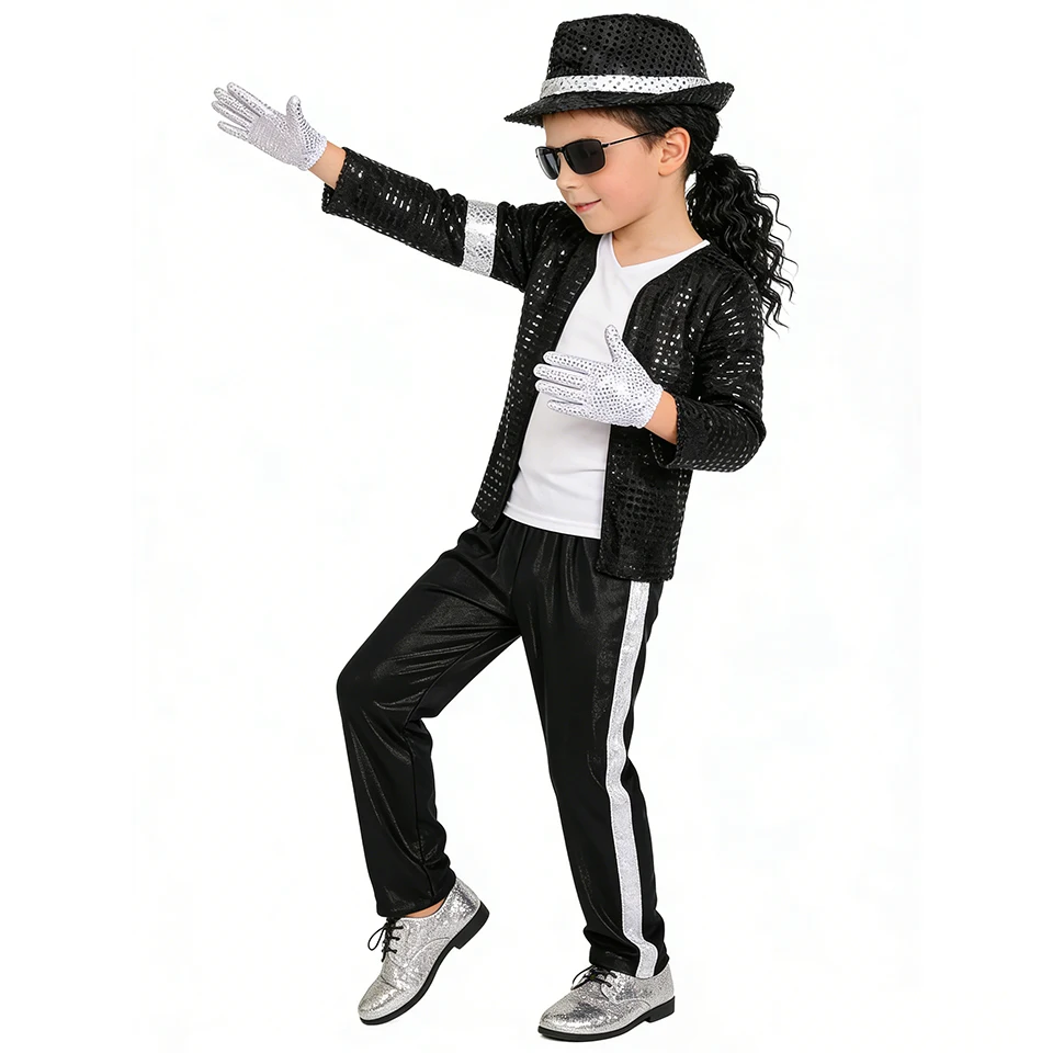 ملابس مايكل جاكسون للأطفال، أز - مراجعة Halloween Costume Kids وسعره