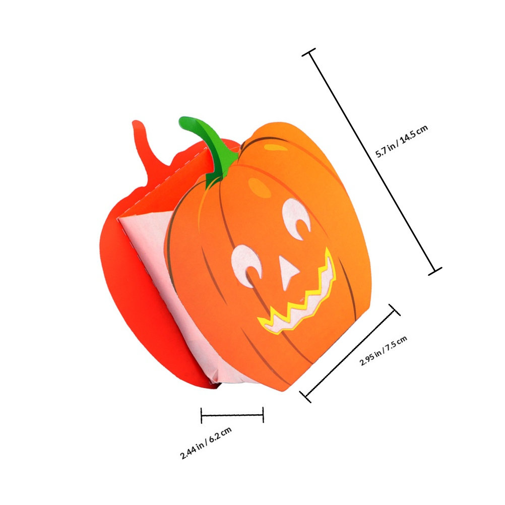 12 قطعة من الأكياس الزخرفية عل - مراجعة Pumpkin Lantern Halloween وسعره