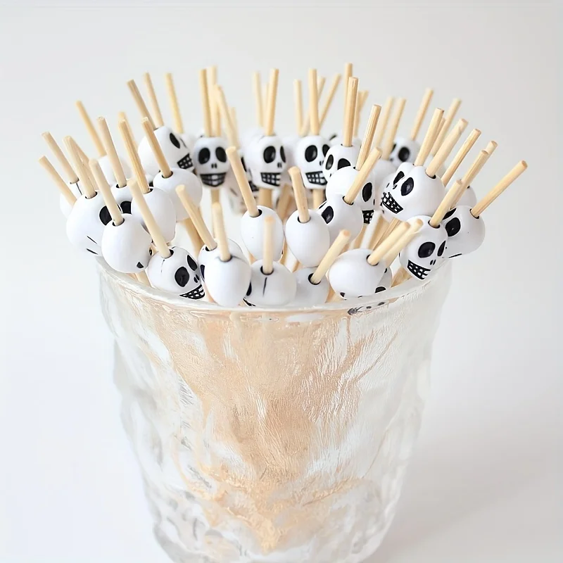 100 قطعة من أعواد الكوكتيل على - مراجعة Halloween Party Supplies وسعره