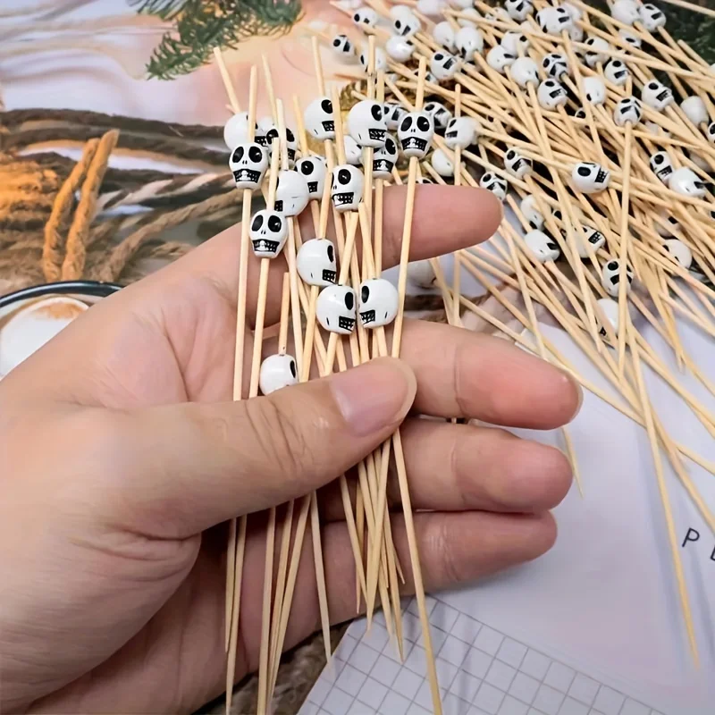 100 قطعة من أعواد الكوكتيل على - مراجعة Halloween Party Supplies وسعره