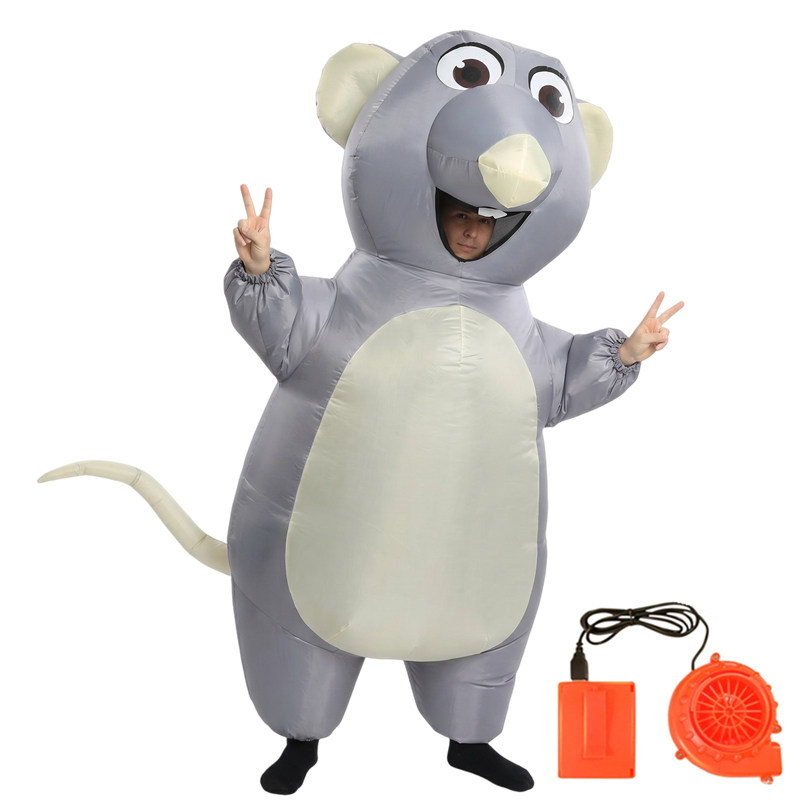 زي تنكري على شكل فأر كرتوني قا - مراجعة Halloween Costume Adult وسعره