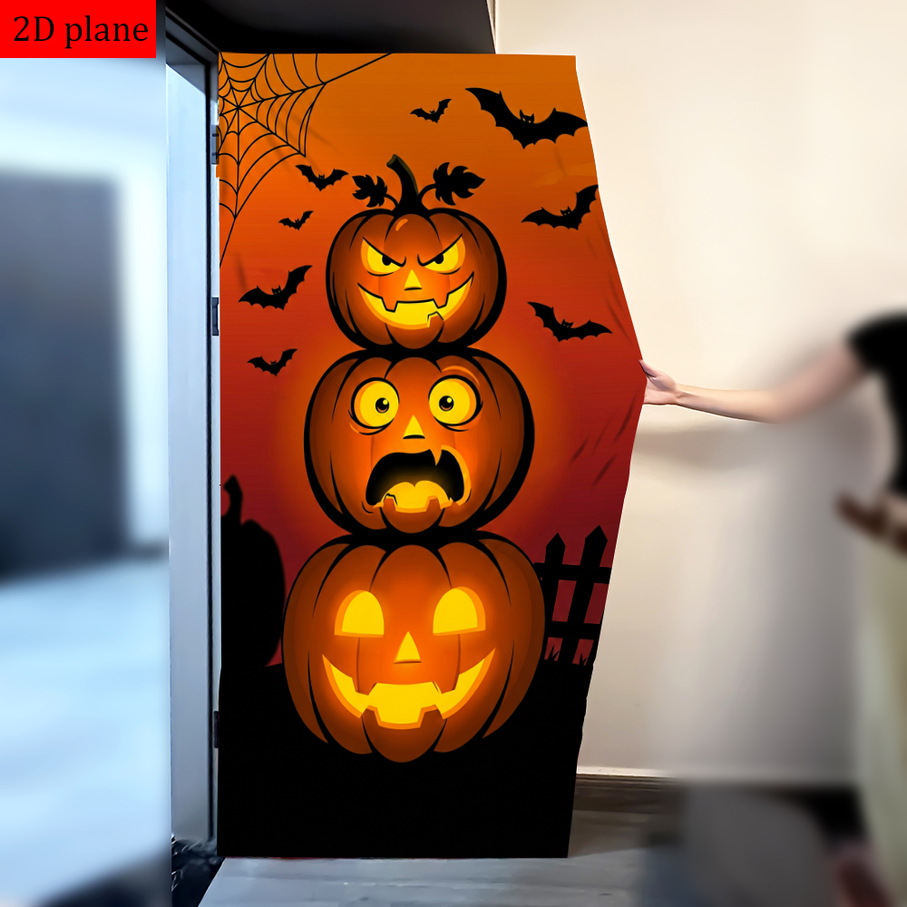 زينة إطار الباب على شكل فوانيس - مراجعة Spider Web Halloween Decoration وسعره