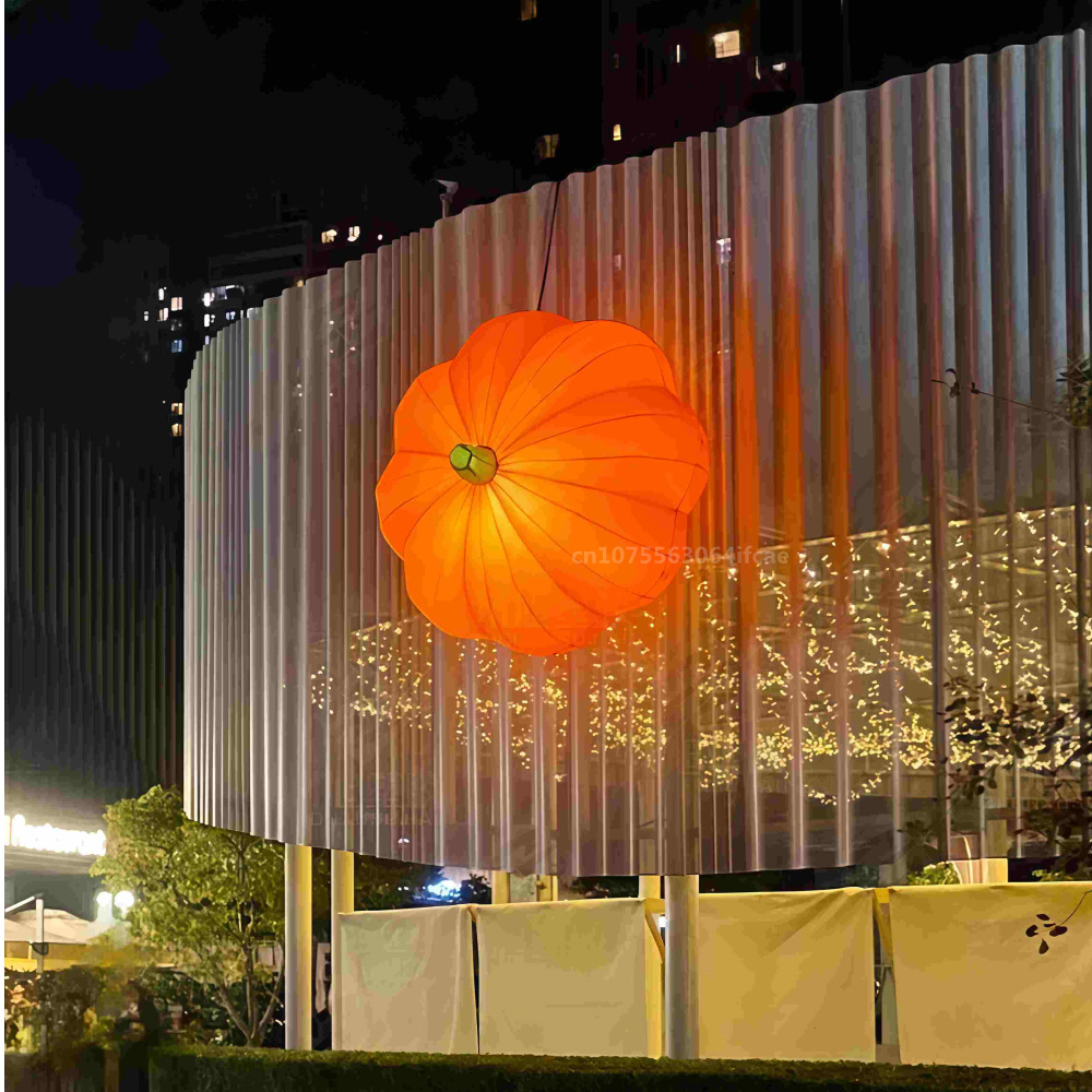 2.4 متر/8FT هالوين المطاطية كب - مراجعة Halloween Pumpkin Decor Led وسعره